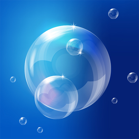 如何创建逼真，矢量泡沫<br /> http://vector.tutsplus.com/tutorials/illustration/how-to-create-realistic-vector-bubbles/