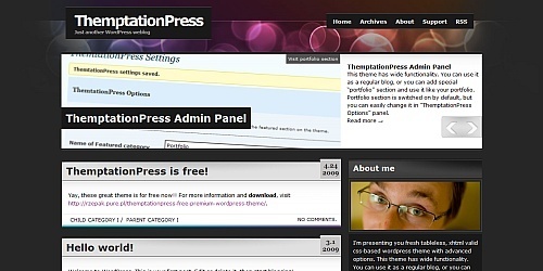 2009年5月发布的30多个wordpress主题