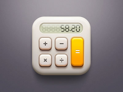 Calculator http://dribbble.com/shots/792756-Calculator