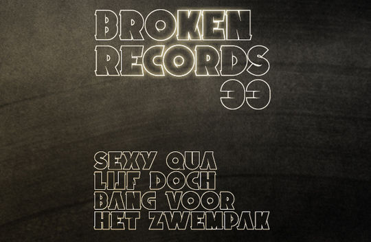 Broken Records (Font)<br /> http://www.behance.net/gallery/Broken-Records-(Font)/1044195