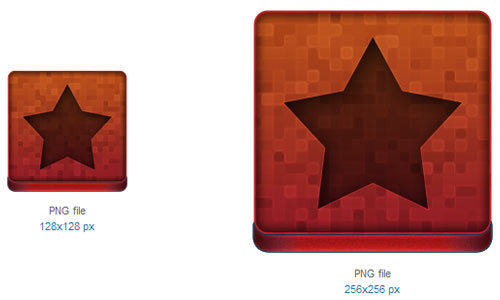 红星图标<br /> 48×48像素，64×64像素，96×96像素，128×128像素和256×256像素<br /> http://www.softicons.com/free-icons/system-icons/kaito-icon-set-by-tooschee/red-star-icon