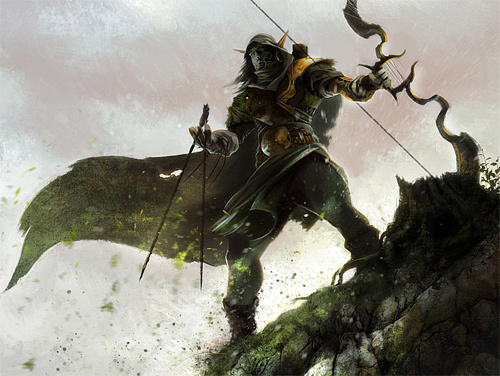 小精灵的弓箭手<br /> http://rez-art.deviantart.com/art/Elvish-archer-276456150