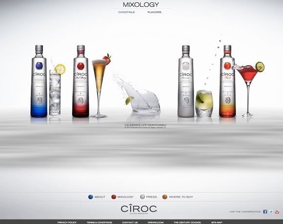 Ciroc Mixology<br /> http://www.ciroc.com/#!/mixology-cocktails