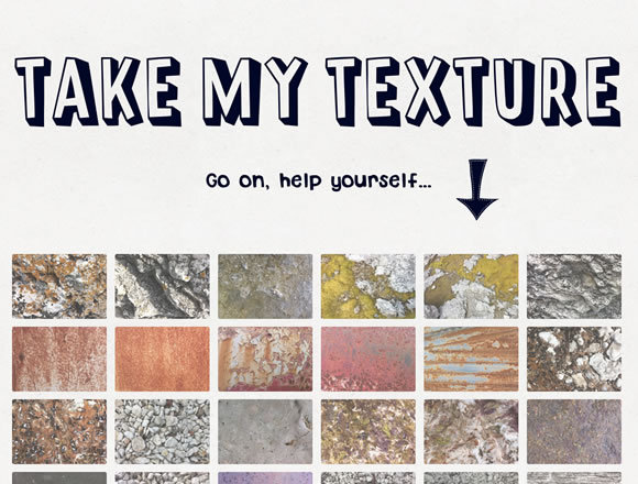 Take my Texture<br /> http://simonfosterdesign.com/takemytexture/