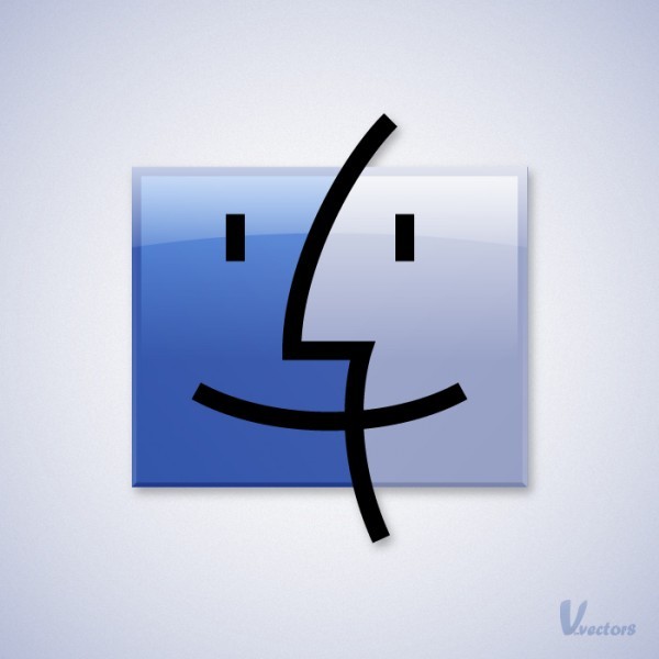 Create the Finder Icon<br /> http://vforvectors.com/create-the-mac-finder-logo/