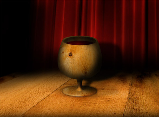 在photpshop中如何渲染一个木头杯子<br /> http://psd.tutsplus.com/tutorials/photo-effects-tutorials/how-to-render-a-dramatic-3d-wood-cup-in-photoshop/