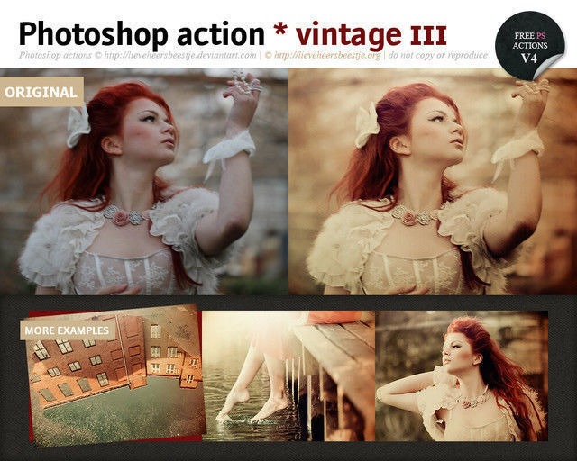 Photoshop Vintage Action III<br /> http://lieveheersbeestje.deviantart.com/art/Photoshop-vintage-action-III-321674847