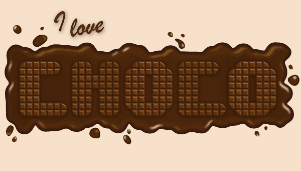 How to Create a Delicious Chocolate Text Effect<br /> http://vector.tutsplus.com/tutorials/tools-tips/quick-tip-how-to-create-a-delicious-chocolate-text-effect/