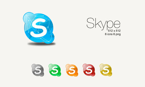 Skype的颜色<br /> http://sl05ned.deviantart.com/art/Skype-Colours-81601453