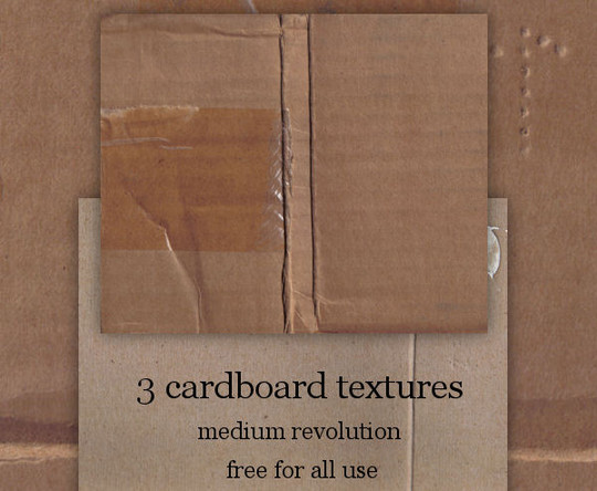 Cardboard Textures<br /> http://psd.tutsplus.com/freebies/texture/cardboard-textures/