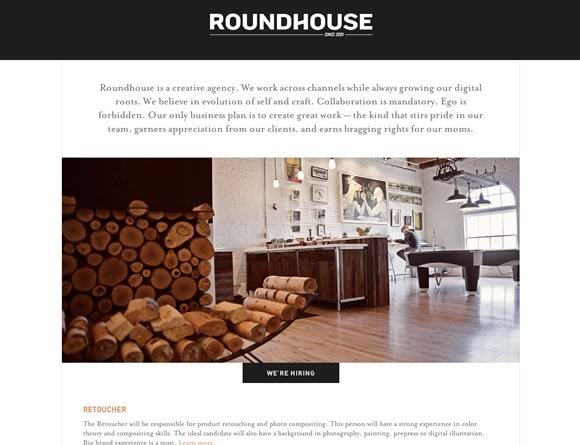 Roundhouse<br /> http://roundhouseagency.com/
