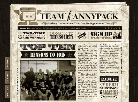 Team Fanny Pack<br /> http://teamfannypack.com/