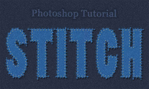 Stitch Text in Photoshop<br /> http://www.psd-dude.com/tutorials/photoshop.aspx?t=photoshop-stitch-text