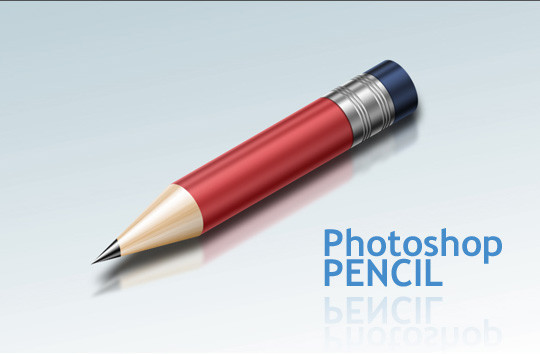 超级闪亮的真实铅笔绘制<br /> http://psd.tutsplus.com/tutorials/drawing/how-to-create-a-super-shiny-pencil-icon/