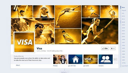 Visa<br /> https://www.facebook.com/visa