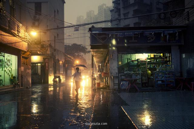 Peter Lee 城市与雨