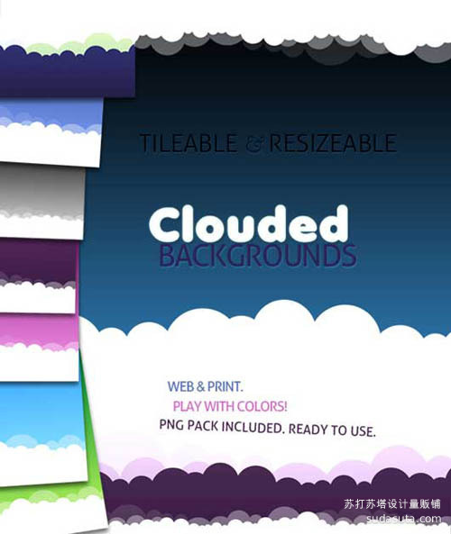 云背景<br /> http://ancadeaconu.deviantart.com/art/Clouded-Backgrounds-170443363