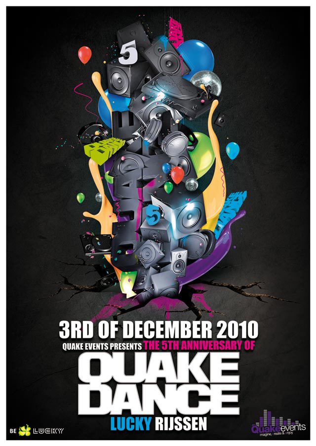 Quake Dance Flyer<br /><br /> http://fla4flav.deviantart.com/art/QuakeDance-flyer-182418410