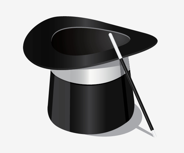 Draw a Magician’s Hat in Illustrator<br /> http://designinstruct.com/drawing-illustration/draw-a-magicians-hat-in-illustrator/