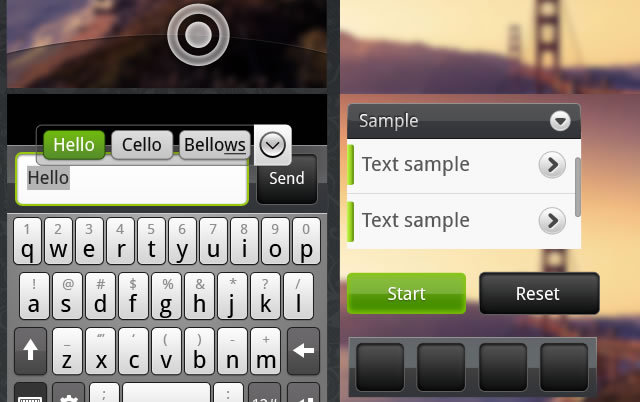 Android 2.3 GUI Set (PSD)<br /> http://www.webdesignshock.com/free-photoshop-android-interface-gui/