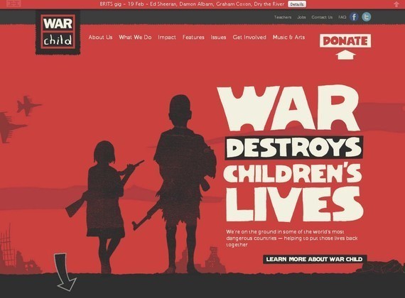 War Child<br /> http://www.warchild.org.uk/