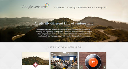 Google Ventures<br /> http://www.googleventures.com/