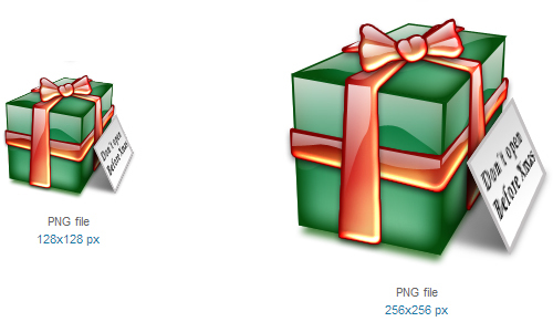 礼品图标<br /><br /> 16×16像素，24×24像素，32×32像素，48×48像素，64×64像素，72×72像素，96×96像素，128× 128像素和256×256像素<br /><br /> http://www.softicons.com/free-icons/holidays-icons/xtal-icons-by-jairo-boudewyn/gift-icon