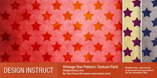 古典星图（3纹理）<br /> http://designinstruct.com/free-resources/textures/vintage-star-pattern/