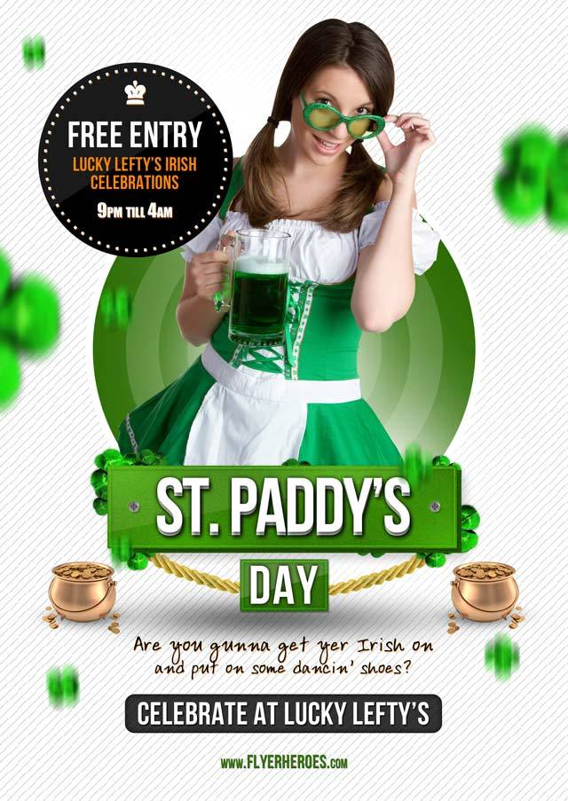 St. Paddy’s Day Flyer Template<br /><br /> http://flyerheroes.com/free-st-patricks-day-flyer-template/