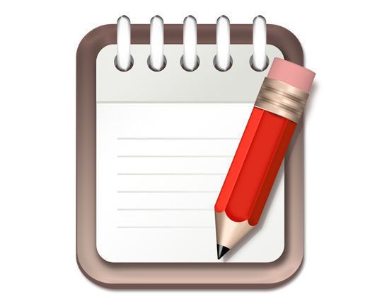 Notepad and pencil icon<br /> http://www.psdgraphics.com/psd/notepad-and-pencil-icon-psd/