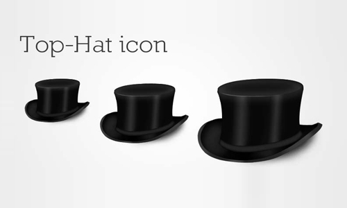 Top-Hat Icon<br /> http://psdhunter.com/psd/6763-top-hat-icon-psd-free-photoshop-download