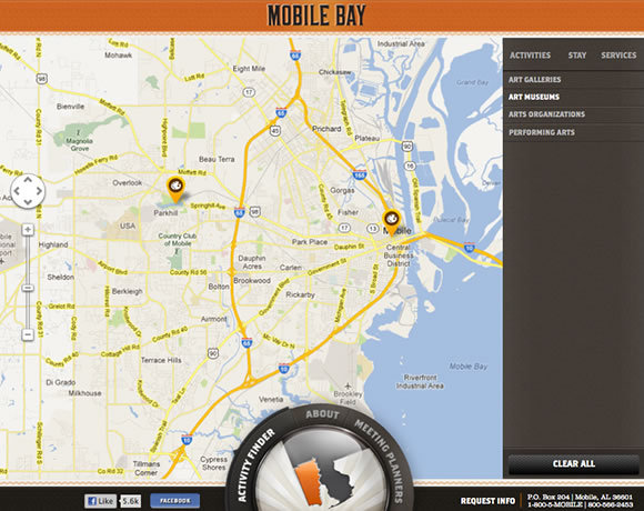 Mobile Bay<br /> http://mobile.org/activity_finder