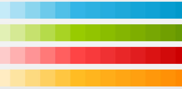 Android 4.0 Color Swatches Downloads<br /> http://developer.android.com/design/style/color.html