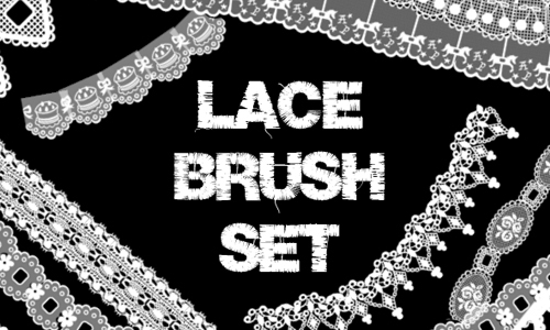 Lace Brush Set<br /> http://courthouse.deviantart.com/art/Lace-Brush-Set-139455191