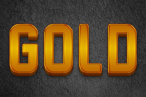 Create a Polished 3D Gold Bars Text Effect<br /> http://psd.fanextra.com/tutorials/text-effects/create-a-polished-3d-gold-bars-text-effect/