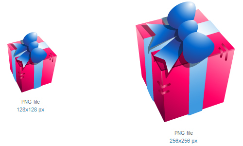 礼品盒图标<br /><br /> 16×16像素，24×24像素，32×32像素，48×48像素，128×128像素，256×256像素<br /><br /> http://www.softicons.com/free-icons/holidays-icons/christmass-dolls-by-zeusbox-studio/gift-box-icon