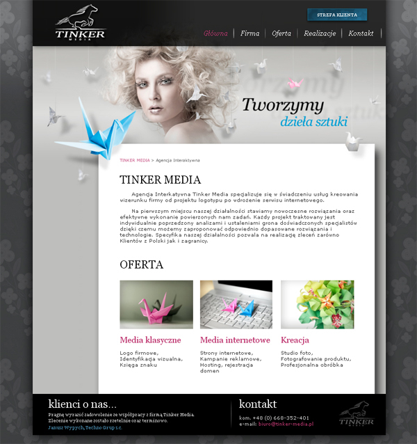 Tinker Media<br /> http://www.tinker-media.pl/index.html