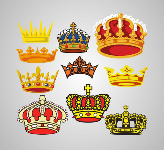 Free Vector Crowns<br /> http://www.vectorilla.com/2012/03/free-vector-crowns/