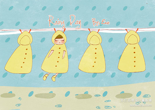 Rainy Day    【白日梦】 BY:Eve </p> <p>雨天，雨天，我想我可以多呆一会儿