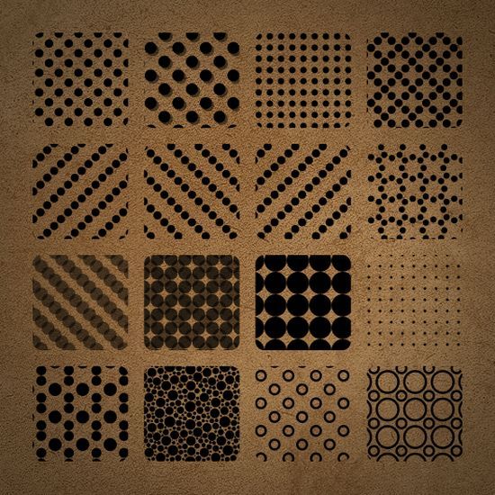 Dotted and Pois Photoshop Patterns<br /> http://www.brusheezy.com/Patterns/14725-Dotted-and-Pois-Photoshop-Patterns