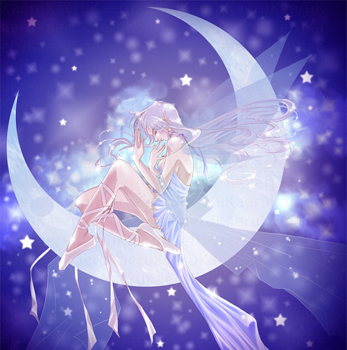月亮女神<br /> http://ladykaeru.deviantart.com/art/Moon-Fairy-16703664