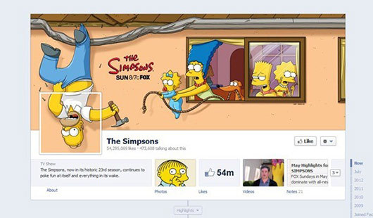 The Simpsons<br /> http://www.facebook.com/TheSimpsons