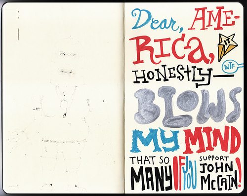 Chris Piascik的每日涂鸦 你家的日记本子有多好看?