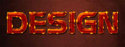 Glowing Rusty Text Effect<br /> http://planetphotoshop.com/glowing-rusty-text-effect.html