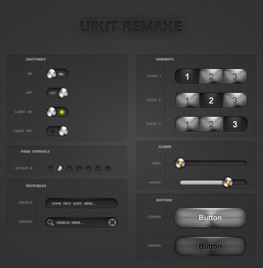 iPhone UI Kits Light Remake<br /> http://fantasy-apps.deviantart.com/gallery/#/d2r7sus