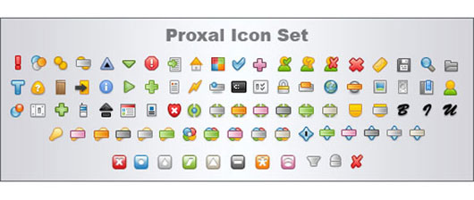 Proxal Icon Set v2 PSD file