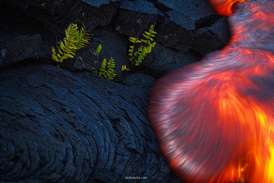 火山熔岩之奇景