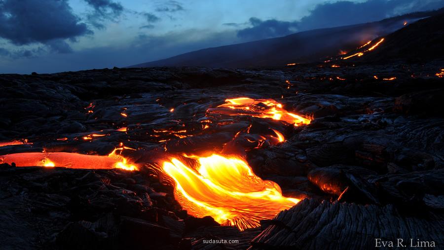 火山熔岩之奇景