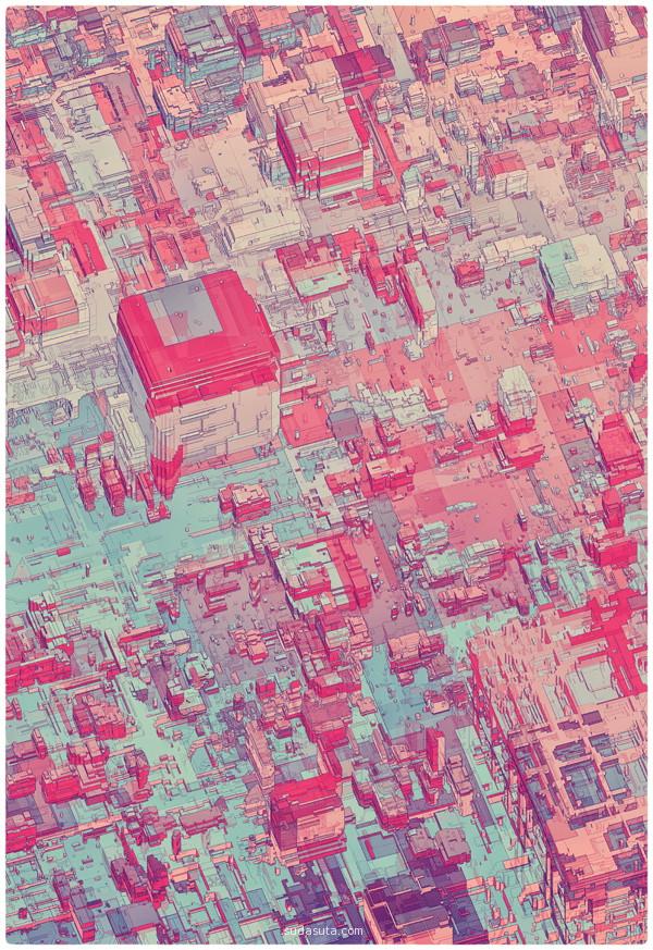atelier olschinsky 粉红色城市
