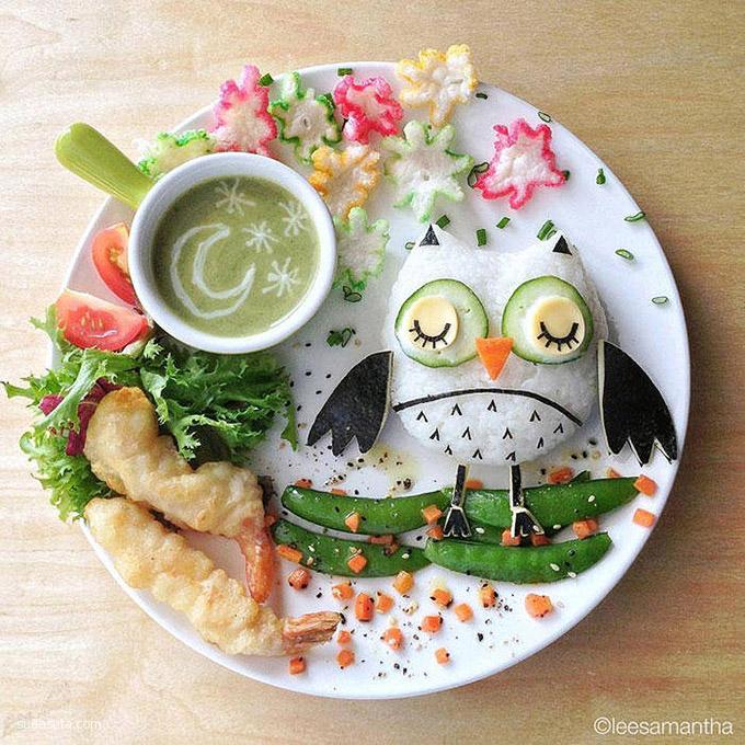 Lee Samantha 卡通美食艺术